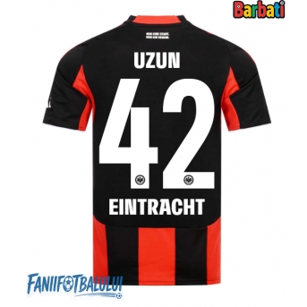 Eintracht Frankfurt Can Uzun #42 Tricou Fotbal Replică 2025-26 Barbati Acasa